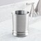 mDesign Stainless Steel Bathroom Cup, Toothbrush Holder, Tumbler, Brushed/Chrome